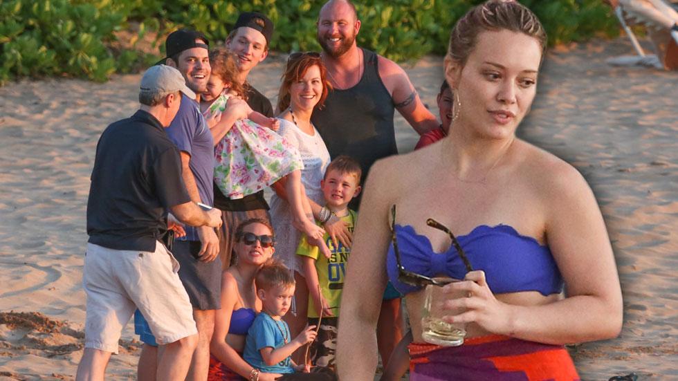 hilary duff bikini family vacation