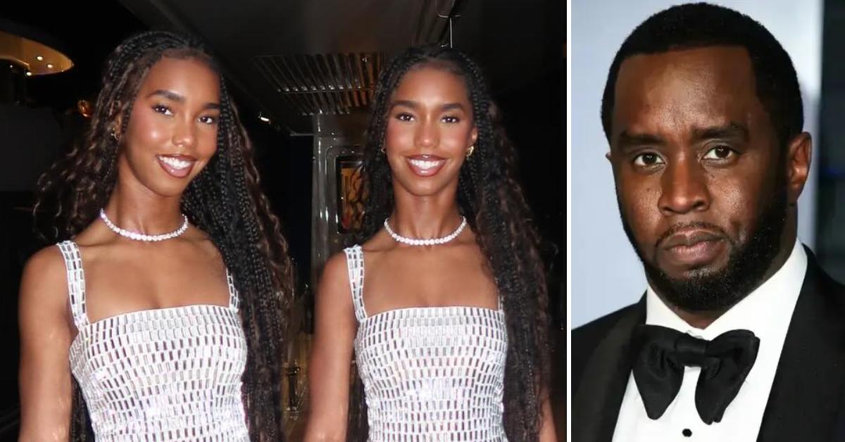Split photo of Jessie and D'Lila Combs and Sean 'Diddy' Combs.
