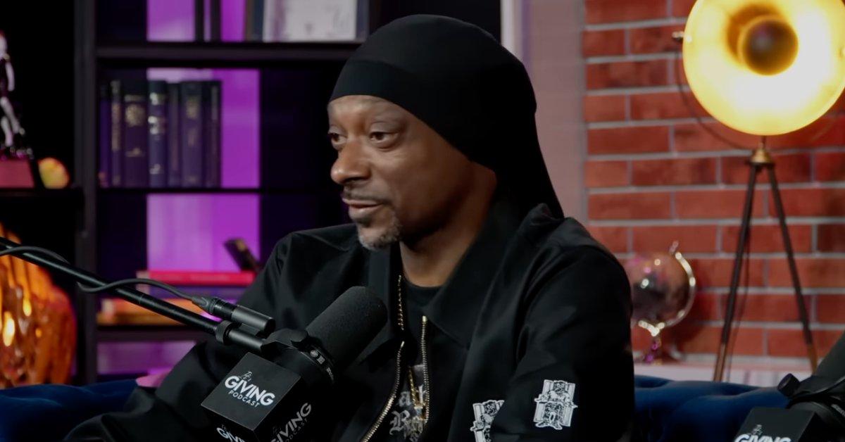 Photo of Snoop Dogg on Dr. Sarah Fontenot’s 'It’s Giving' podcast.