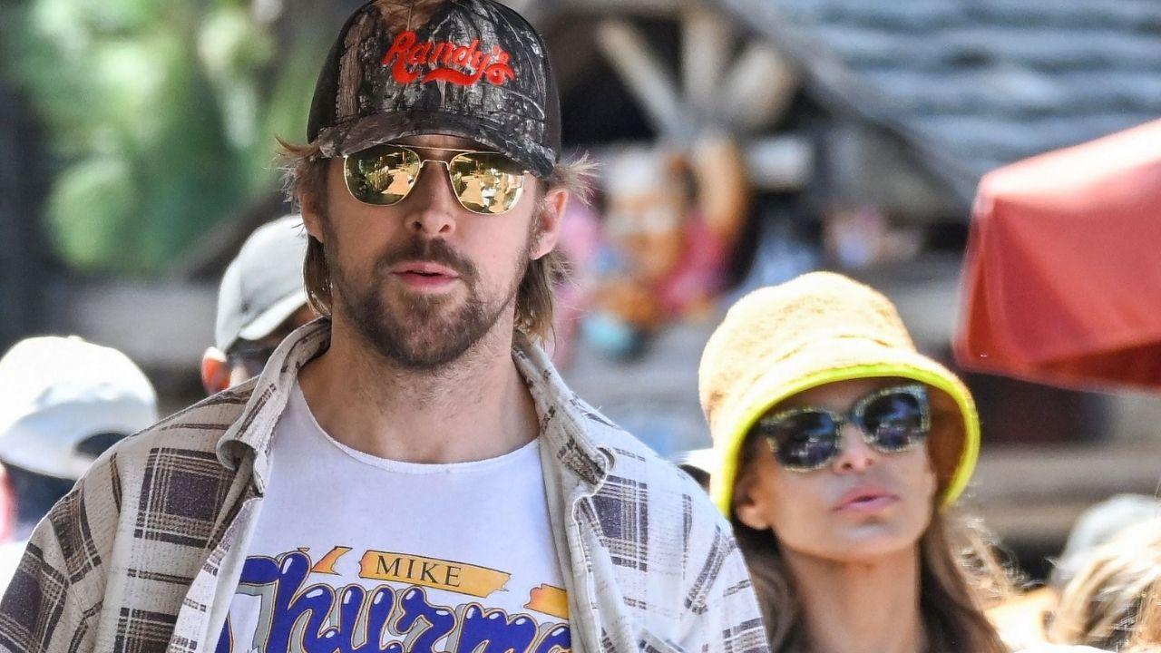 Image of Eva Mendes showed off her 'de Gosling' tattoo that sparked marriage speculation.