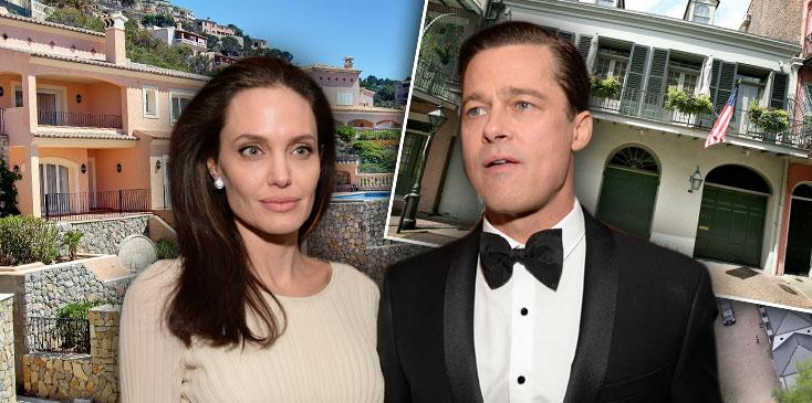 Angelina jolie brad pitt net worth homes houses real estate divorce 01