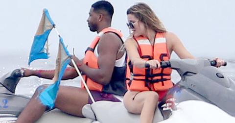 Exclusive… Khloe Kardashian & Tristan Thompson Jet Ski In Cabo ***NO USE W/O PRIOR AGREEMENT – CALL FOR PRICING***
