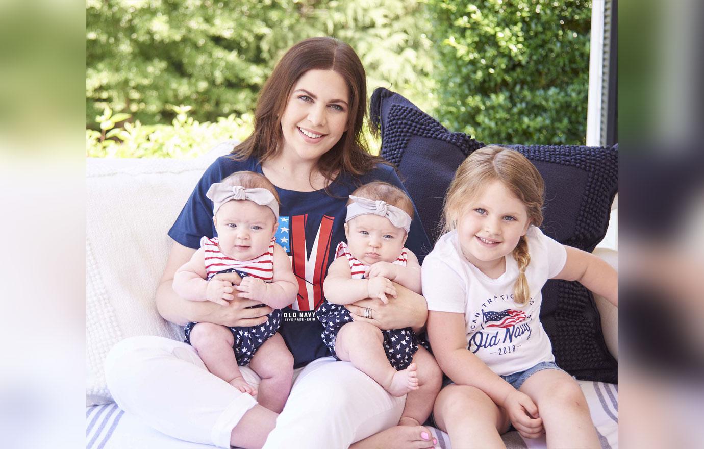 Hilary Scott With her Daughters at Home