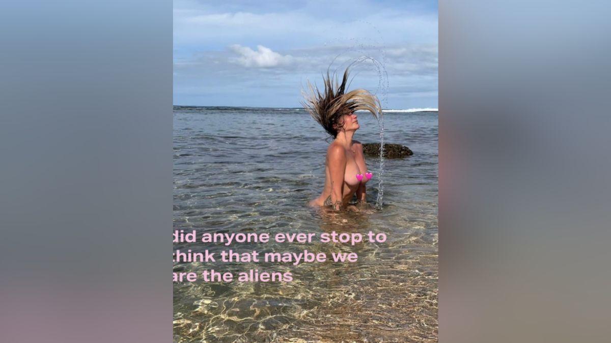 Photo of Kesha almost exposed everything on Instagram.