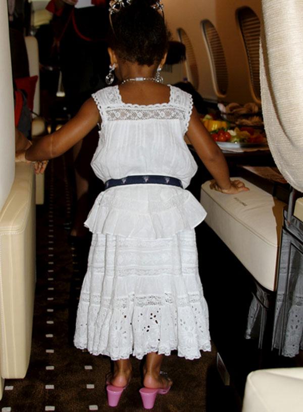 Blue ivy wearing heels