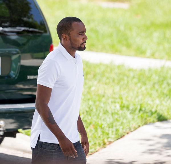 Nick gordon looks confused being served papers lawsuit