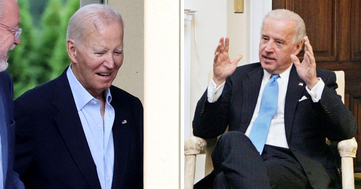 image of 'Man, Joe Biden looks almost unrecognizable now compared to back then,' an X user wrote.