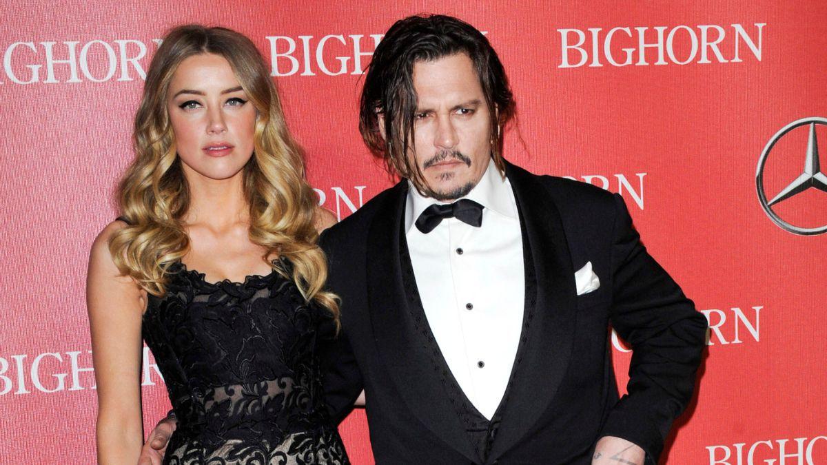 image of Johnny depp and amber heard