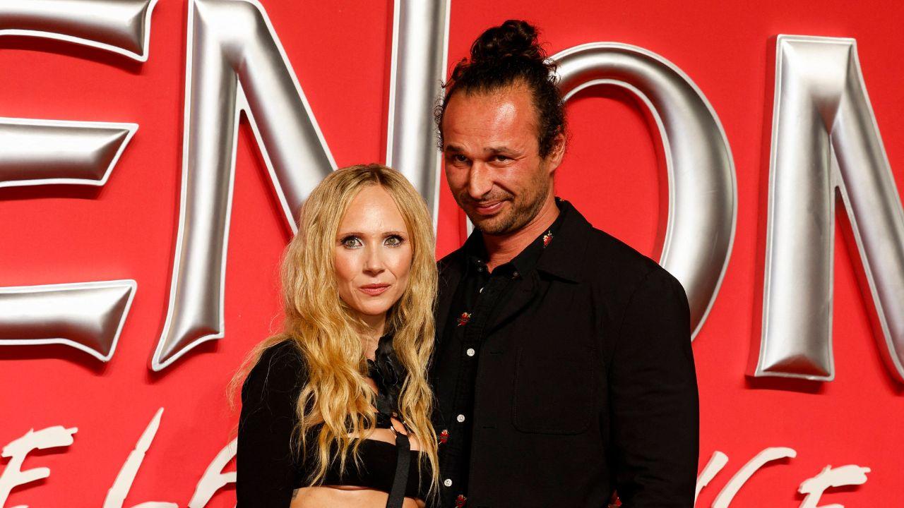 Image of Juno Temple and Michal Szymanski made their red carpet debut at the 'Top Gun: Maverick' premiere in May 2022 after keeping their romance private.