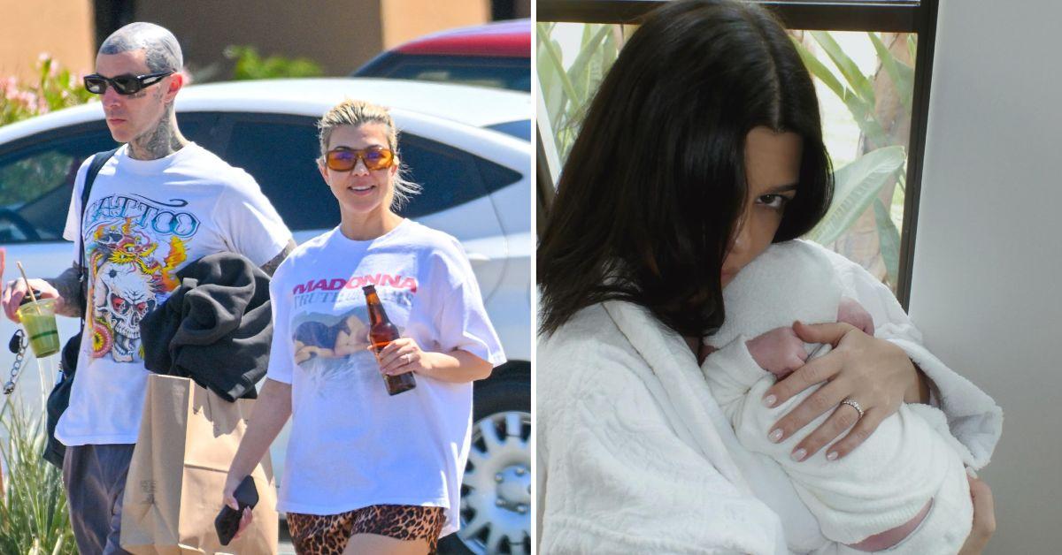 Travis Barker Showers Kourtney Kardashian With Love On Mother's Day