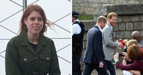 princess beatrice become peacemaker prince william prince harry