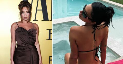 Two photo of Stassie Karanikolaou