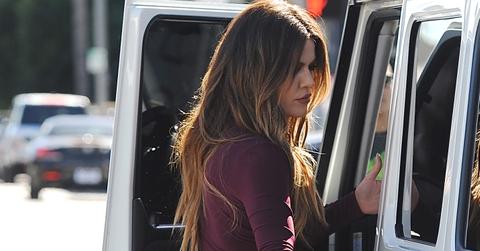 Khloe Kardashian, Kourtney Kardashian and Kris Jenner seen filming scenes