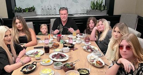 tori spelling dean mcdermott family feast
