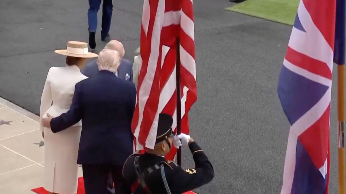 Photo of The Trumps rarely show any PDA.