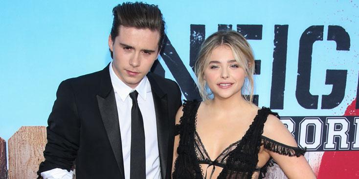 Chloë Grace Moretz and Brooklyn Beckham make official debut