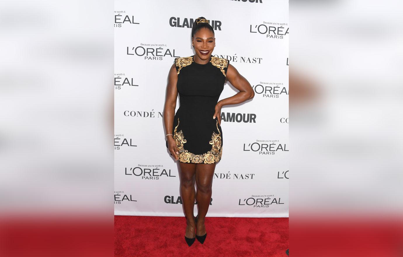 Serena williams red carpet