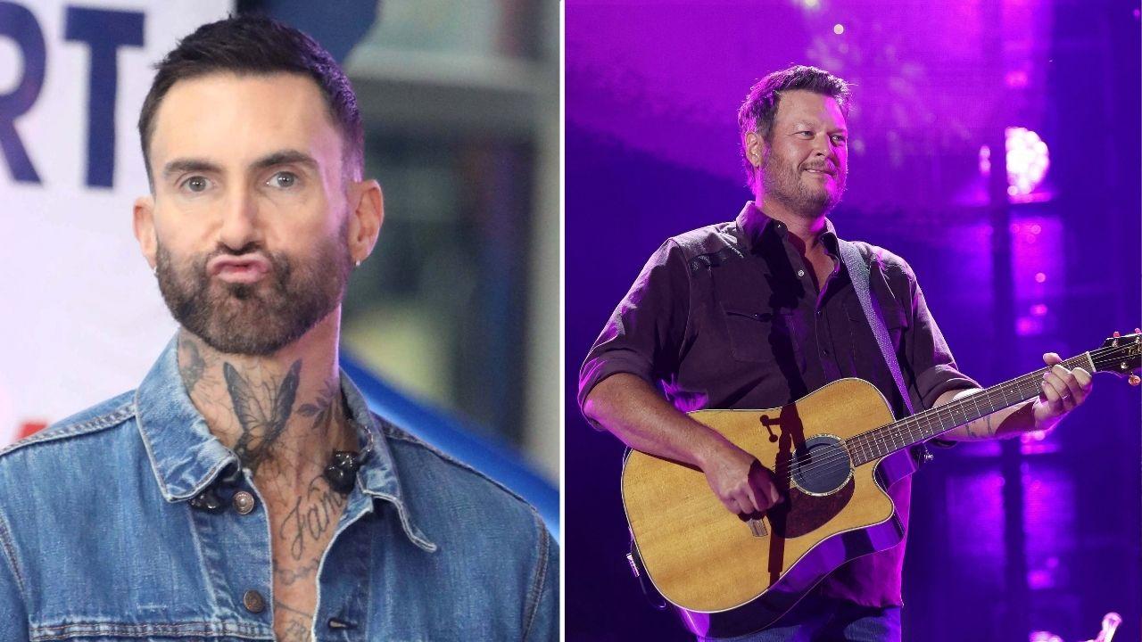 Image of Adam Levine reflected on his playful rivalry with Blake Shelton on 'The Voice.'