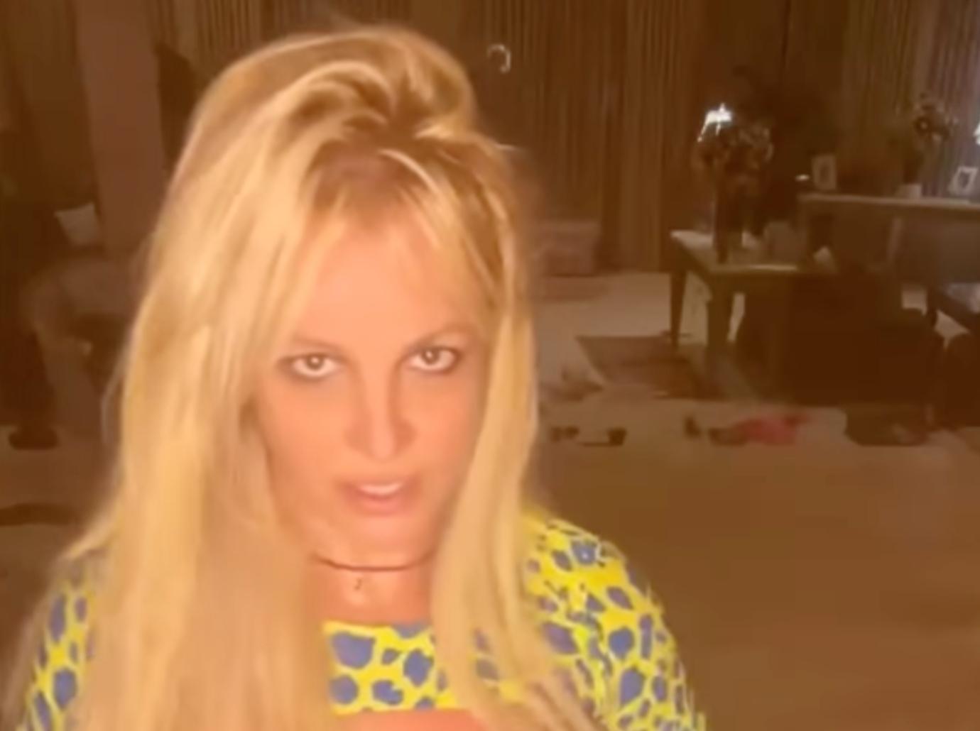 Britney Spears Almost Flashes Camera While Dancing In Bikini: Watch