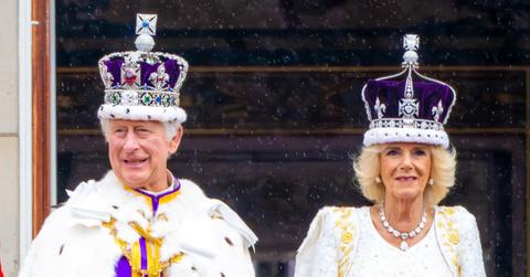 Photo of King Charles and Queen Camilla.