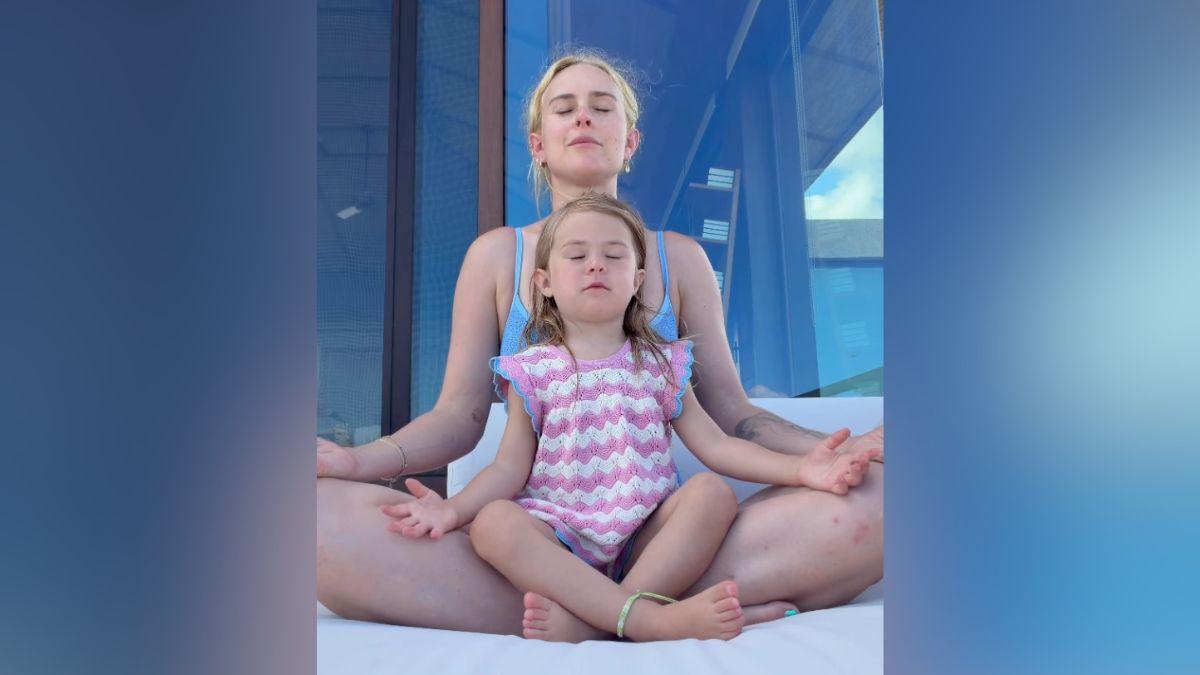 Image of Rumer Willis gave birth to her daughter in April 2023.