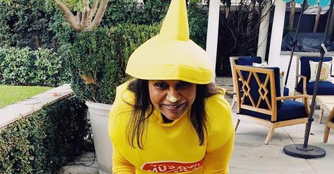 Mindy kaling first photo daughter halloween pic