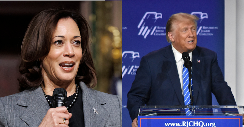 kamala harris scared donald trump president