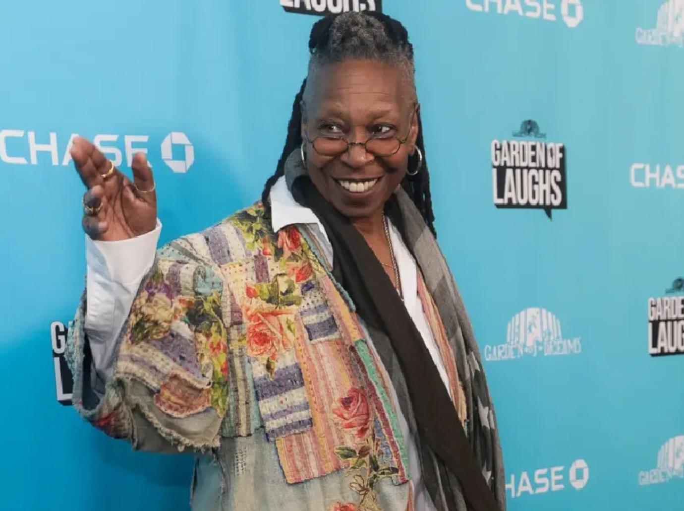 whoopi goldberg defends chiefs kicker harrison butker commencement speech