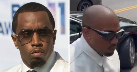 Composite photo of Kanye west and Sean 'Diddy' Combs