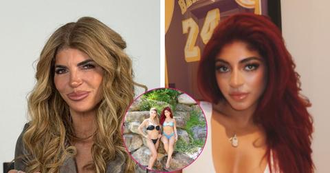 teresa giudice and milania twin in bikinis