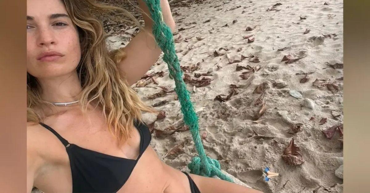 lily james steamiest moments photos