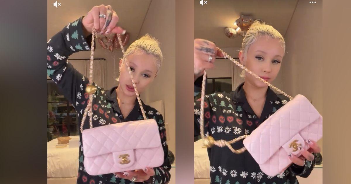 image of Alabama Barker showed off her Christmas gifts on TikTok.