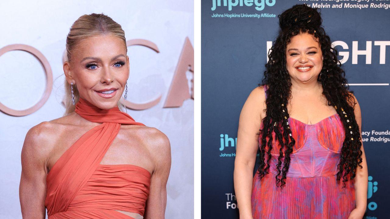 Image of Kelly Ripa was joined by Michelle Buteau for the episode. 