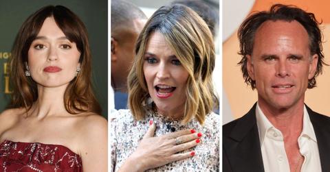 Photo of Aimee Lou Wood, Savannah Guthrie and Walton Goggins