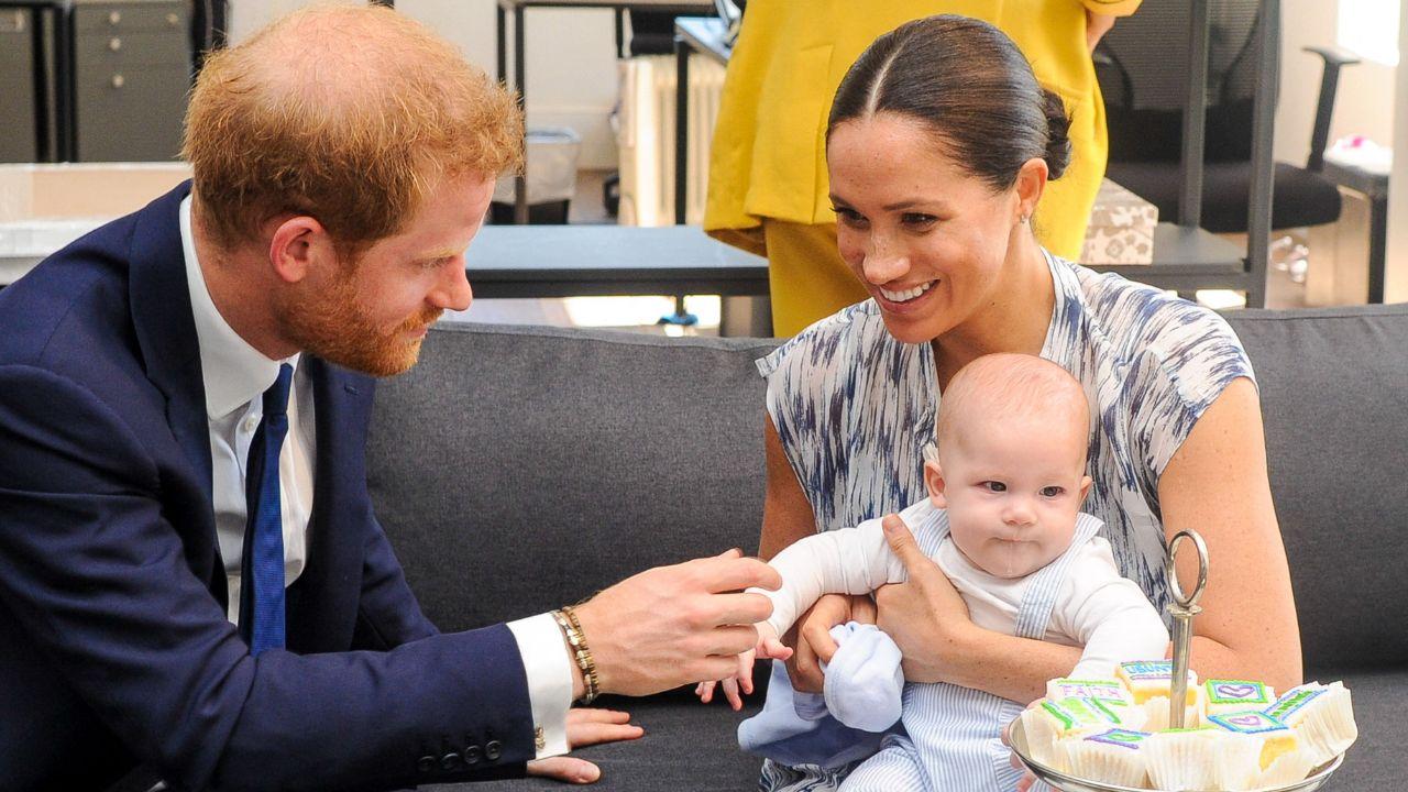Image of Meghan Markle, Prince Archie, and Princess Lilibet were able to join Prince Harry while meeting King Charles at Highgrove House.