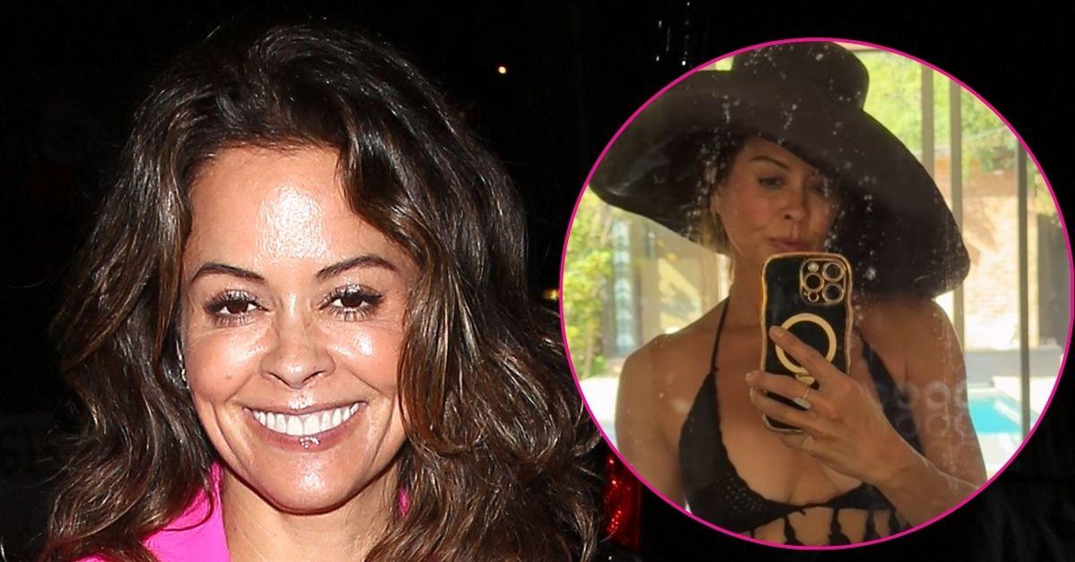 brooke burke stuns in sizzling bikini photo