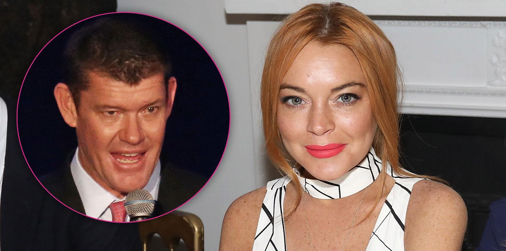 Lindsay lohan trying date james packer