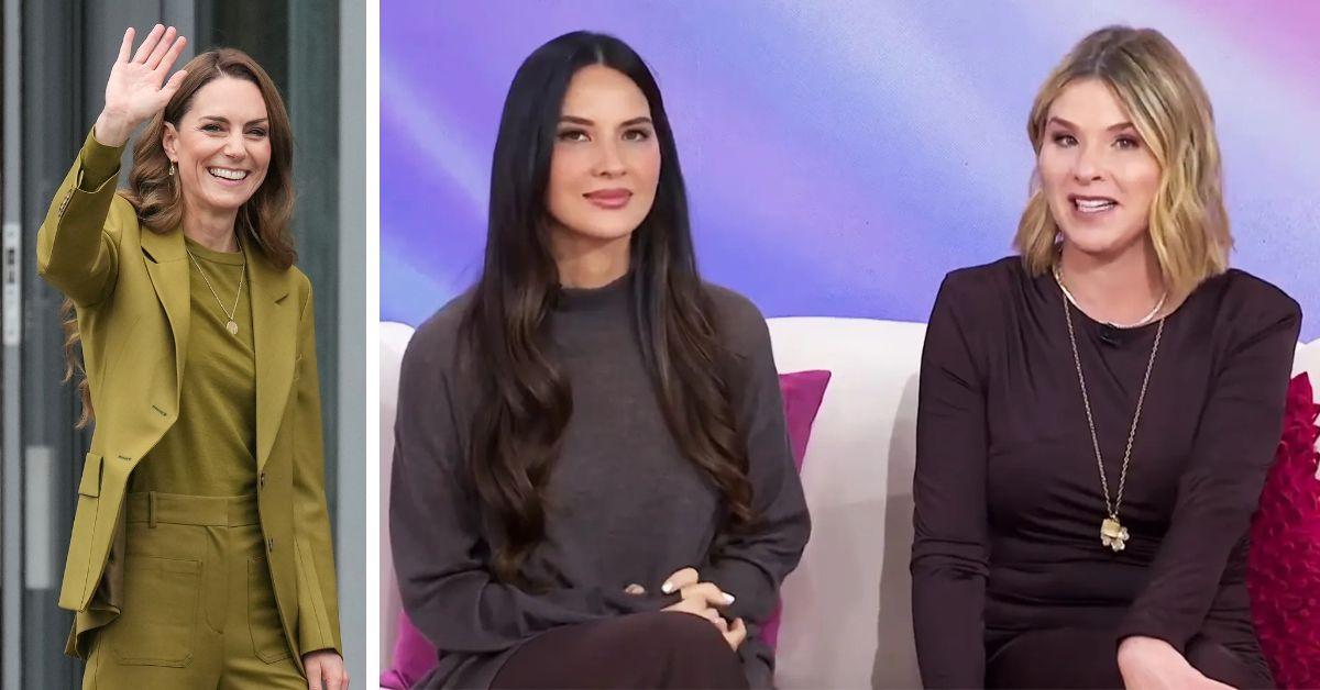 image of Olivia Munn told Jenna Bush Hager that Kate Middleton's comments 'comforted' her.