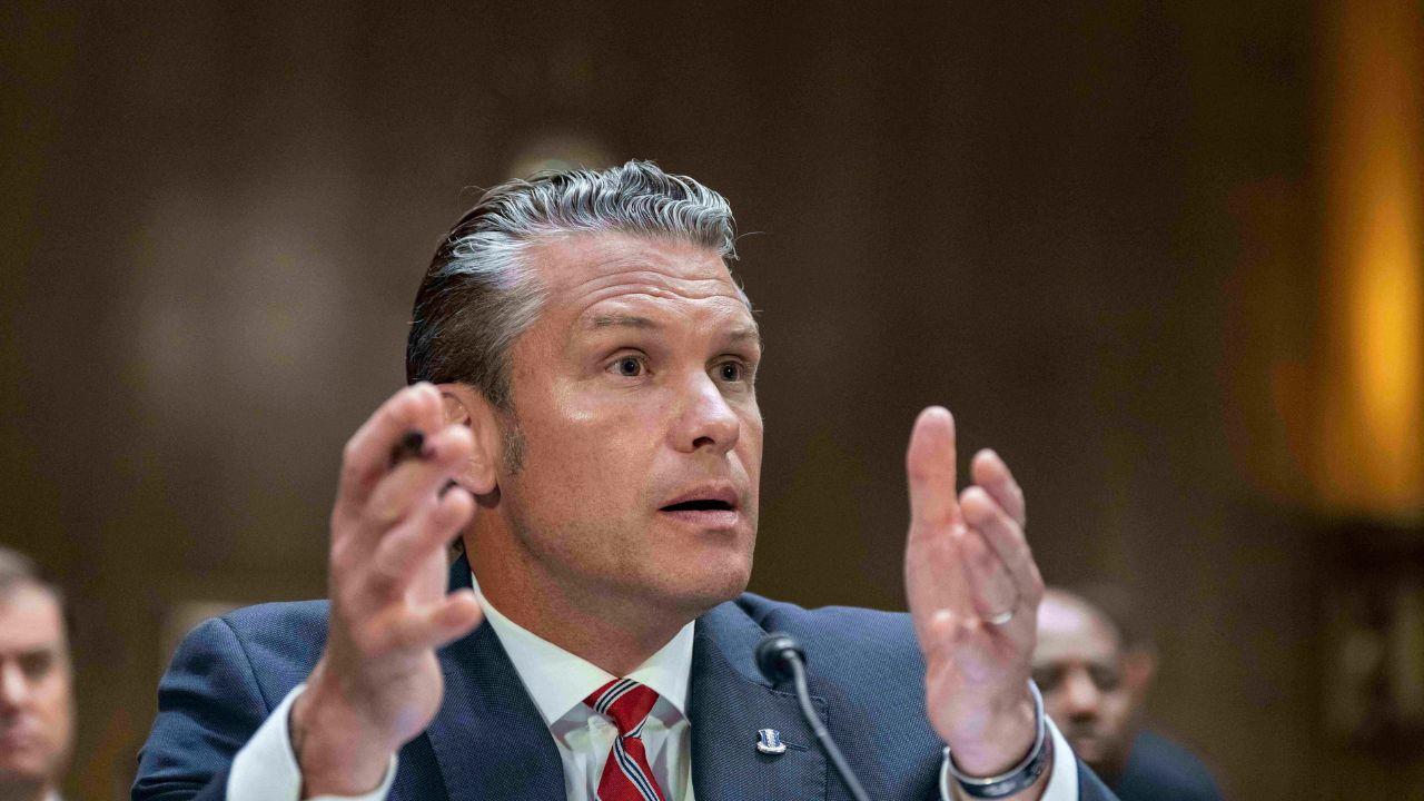 Photo of Hegseth restricted travel in the region on March 3. 