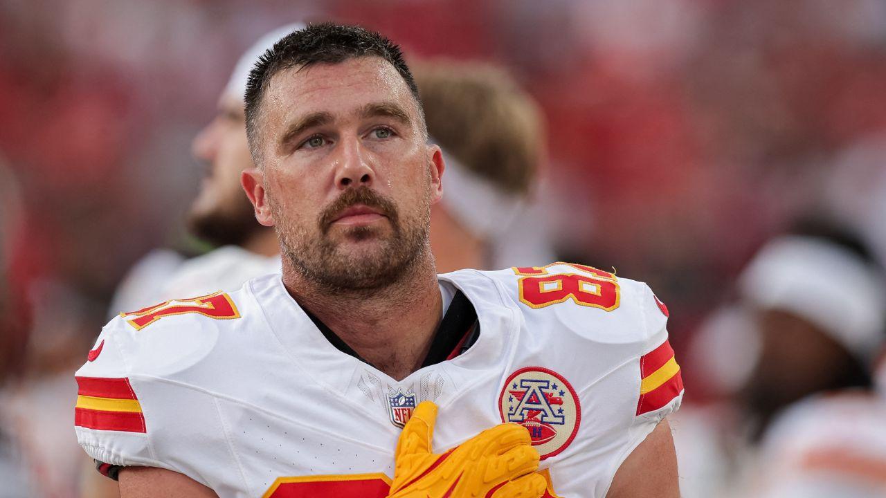 Image of Travis Kelce returned for another NFL season after retirement rumors.