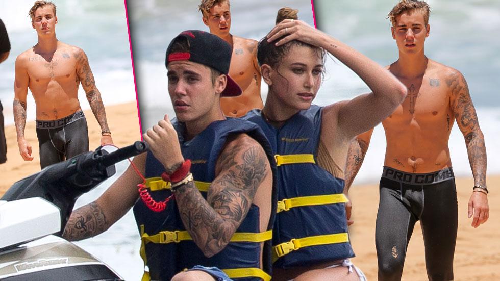 From Hawaii To Miami, Justin Bieber Loves Being Shirtless—And Gets Cozy ...