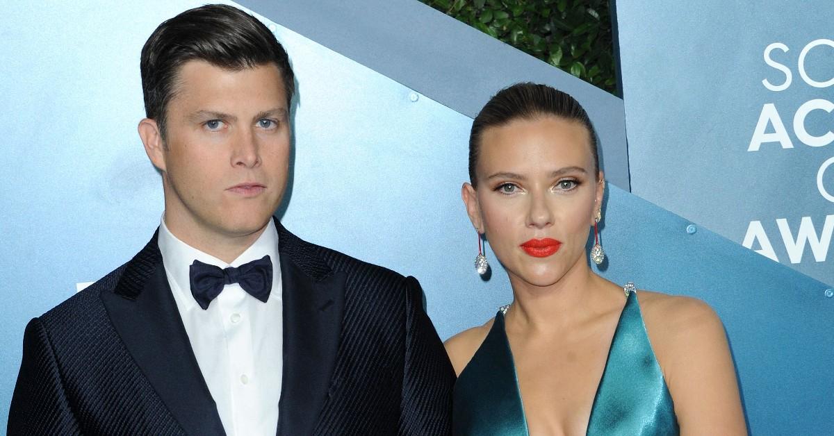 scarlett johansson colin jost mulling over working tv show together