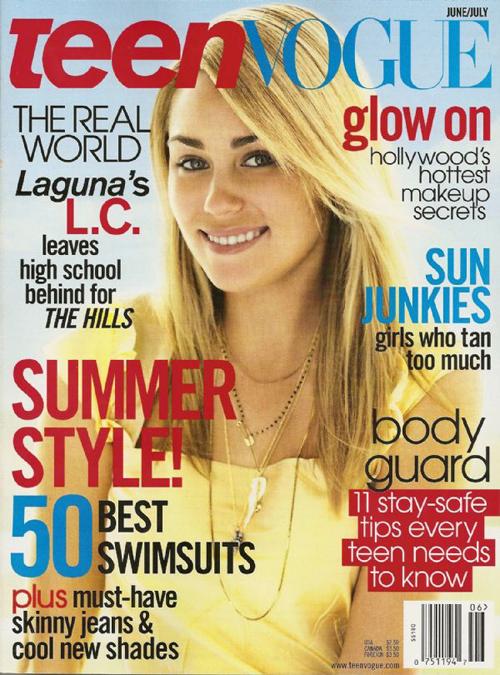 Lauren Conrad covers Women's Health Magazine November 2010red