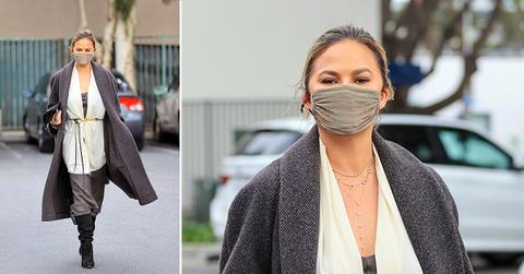 chrissy teigen stylish grocery run