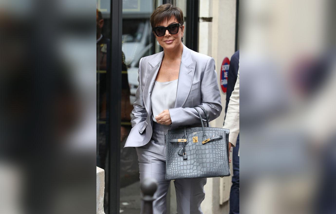 Kris Jenner In Silver Blazer Wax Figure