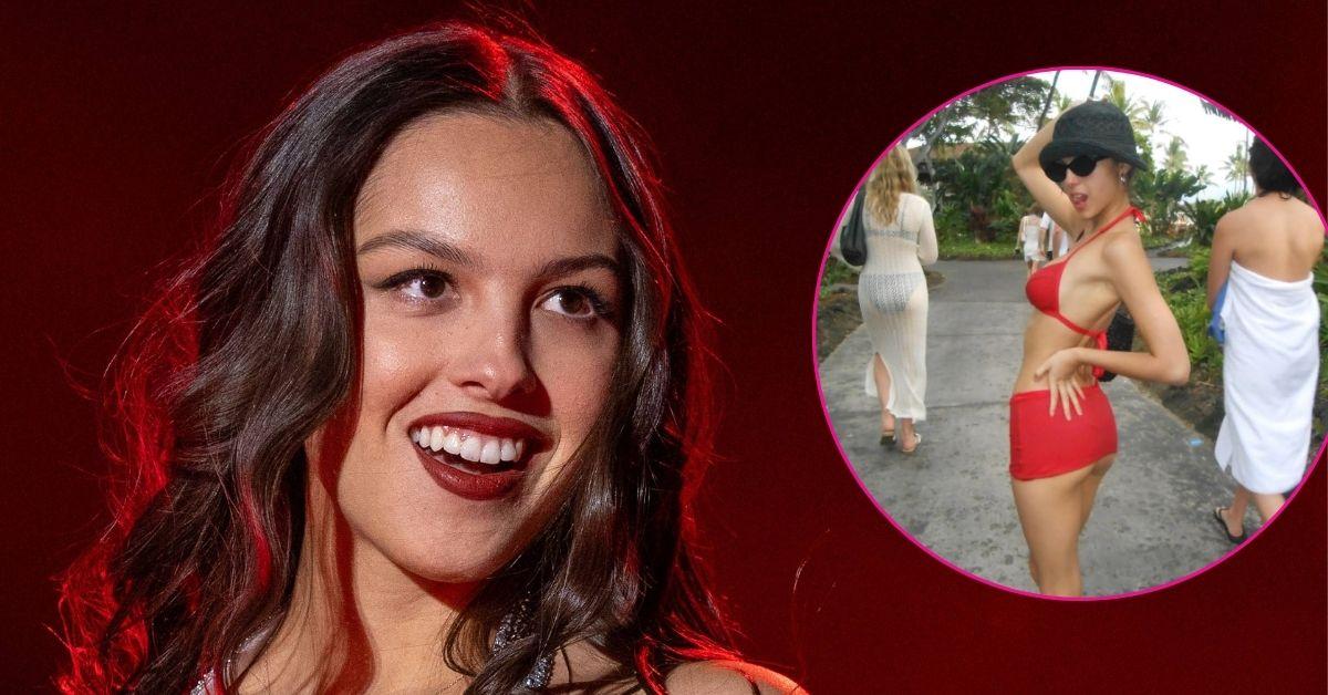 olivia rodrigo red bikini breakup rumors photos