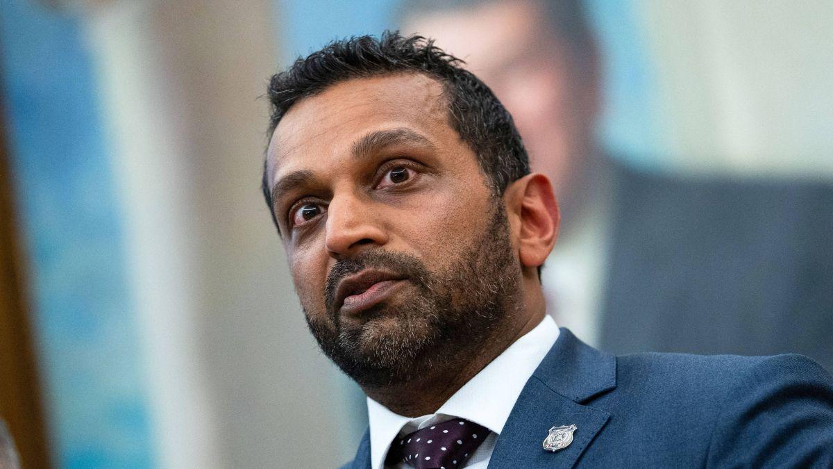 image of Kash Patel also criticized Alex Pretti for having a weapon on him.