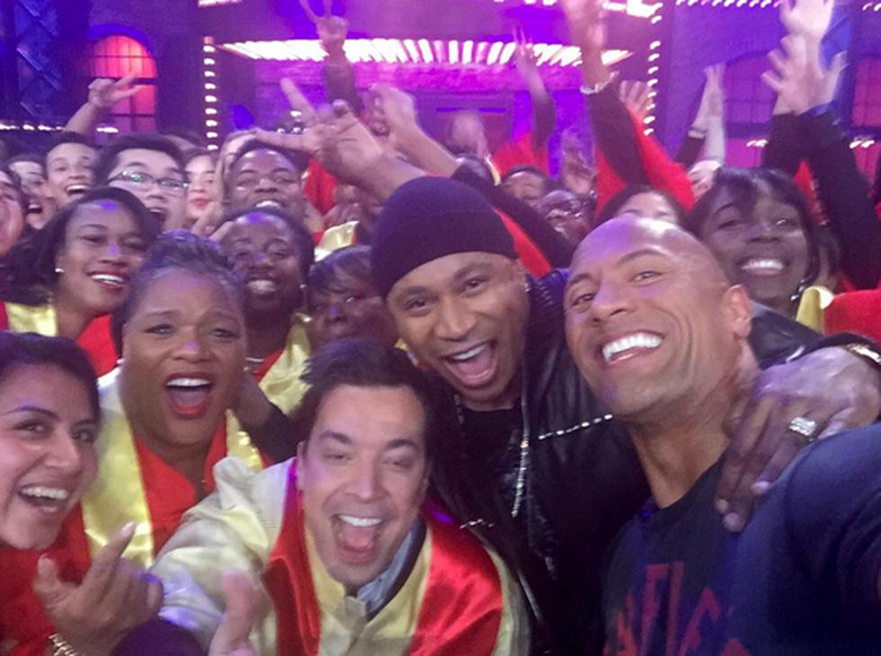 The rock jimmy fallon lip sync battle