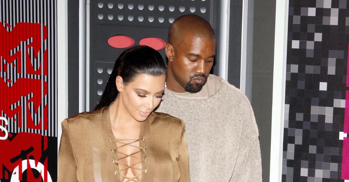 Photo of Kim Kardashian and Kanye West