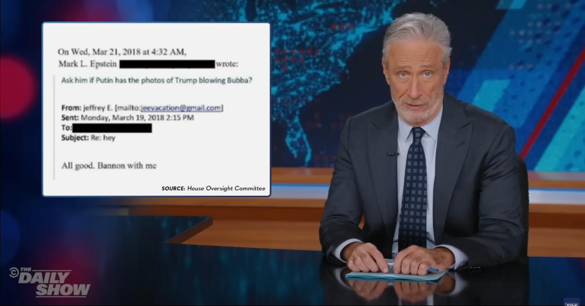 Image of the House Oversight Committee released thousands of Jeffrey Epstein's emails on November 12.